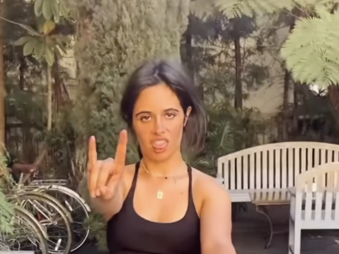 Camila Cabello Crushed a Exercise With Her Coach in a New Instagram Video