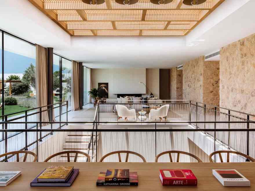 This striking Ibiza villa takes interior inspiration from the island landscape