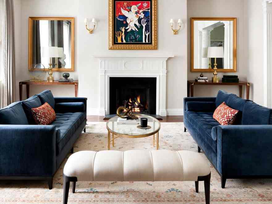 A historic house in Washington mixes conventional and trendy type components