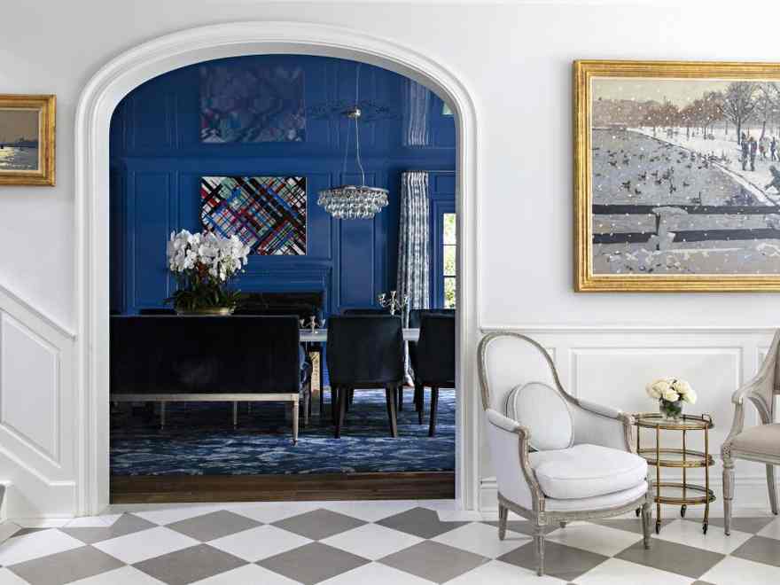A sprawling Bel-Air mansion gets a colorful, culinary-focused update